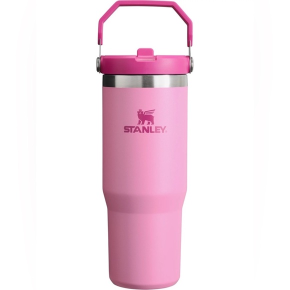 🎉LAST PIECE🎉Stanley 30 oz. IceFlow Tumbler with Flip Straw Peony - Picture 2 of 12